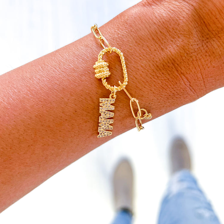 Mama Chain Link Bracelet