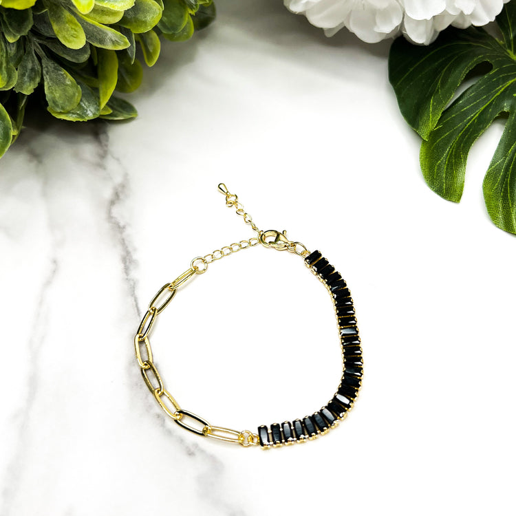 Black Emerald Bracelet